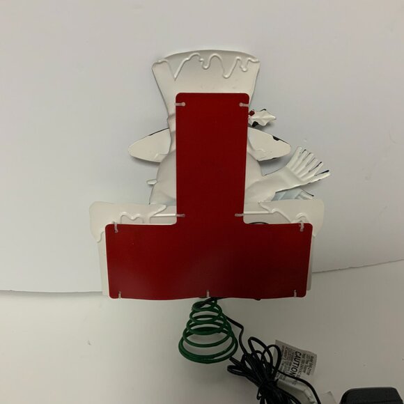 LED Snowman Tree Topper Holiday Time 10.75 inch Christmas Frosty Lighted - Picture 8 of 9